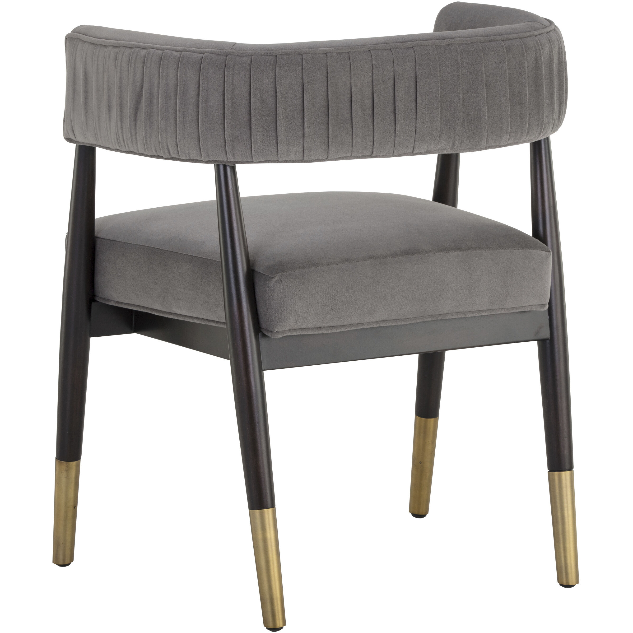 Callem Antonio Charcoal Dining Armchair
